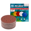 Шлифовальный круг на липучке 225 мм P 120, с отверстиями, "MAXIMUM" MX 16323