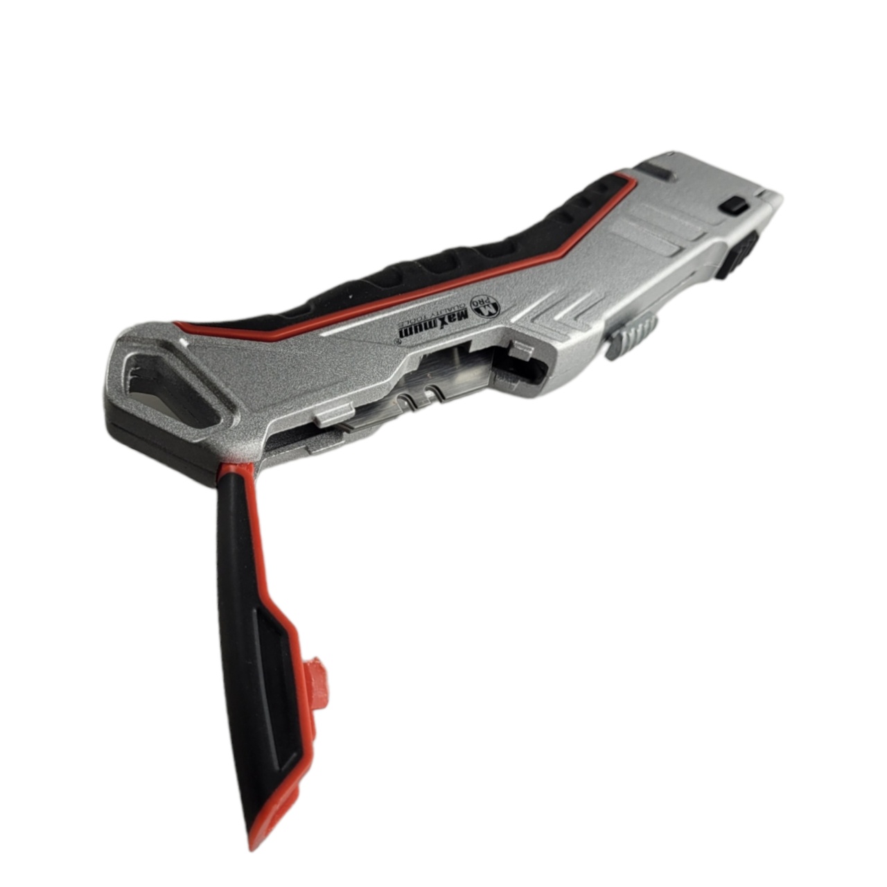 нож для гипсокартона складной, алюминиевое покрытие, 3 запасных лезвия sk5,прорезиненная рукоять оптом