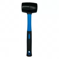 Киянка резиновая с фиберглассовой рукояткой 1000 гр, черная